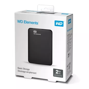 WESTERN DIGITAL Nešiojamas kietasis diskas WD Elements 2TB USB-A 3.0