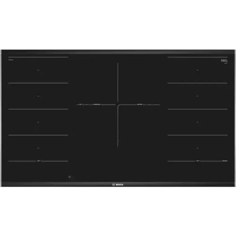 Bosch Serie 8 PXV975DC1E kaitlentė Juoda Įmontuojama 90 cm Indukcinė 5 zonos