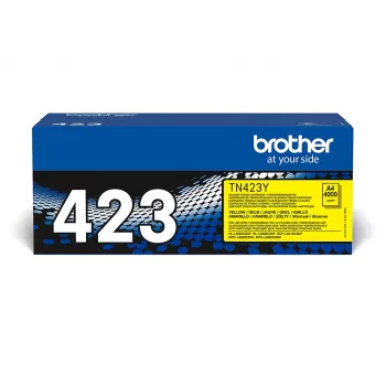 Originalus Brother TN-423Y geltonos spalvos tonerio kasetė (3000 puslapių)