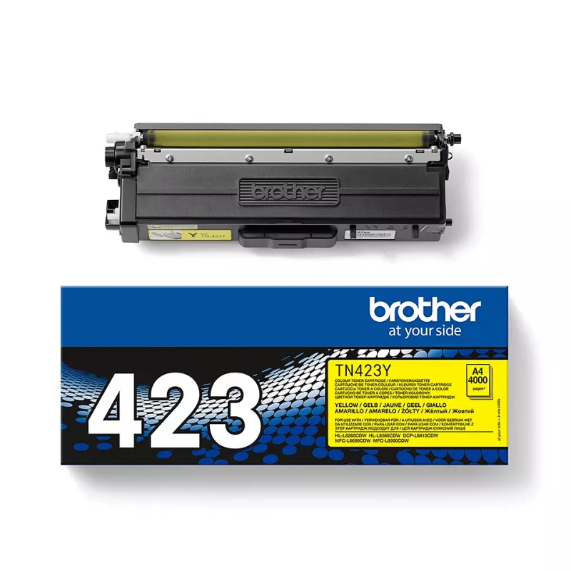 Originalus Brother TN-423Y geltonos spalvos tonerio kasetė (3000 puslapių)