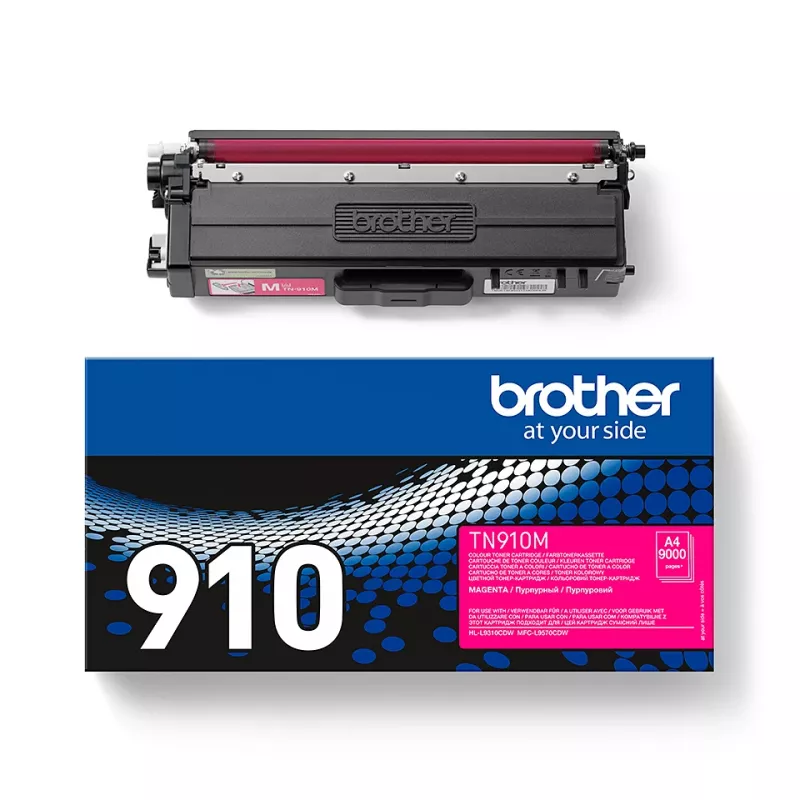 Tonerių kasetė Brother TN910M Ultra Jumbo 9000 puslapių Magenta