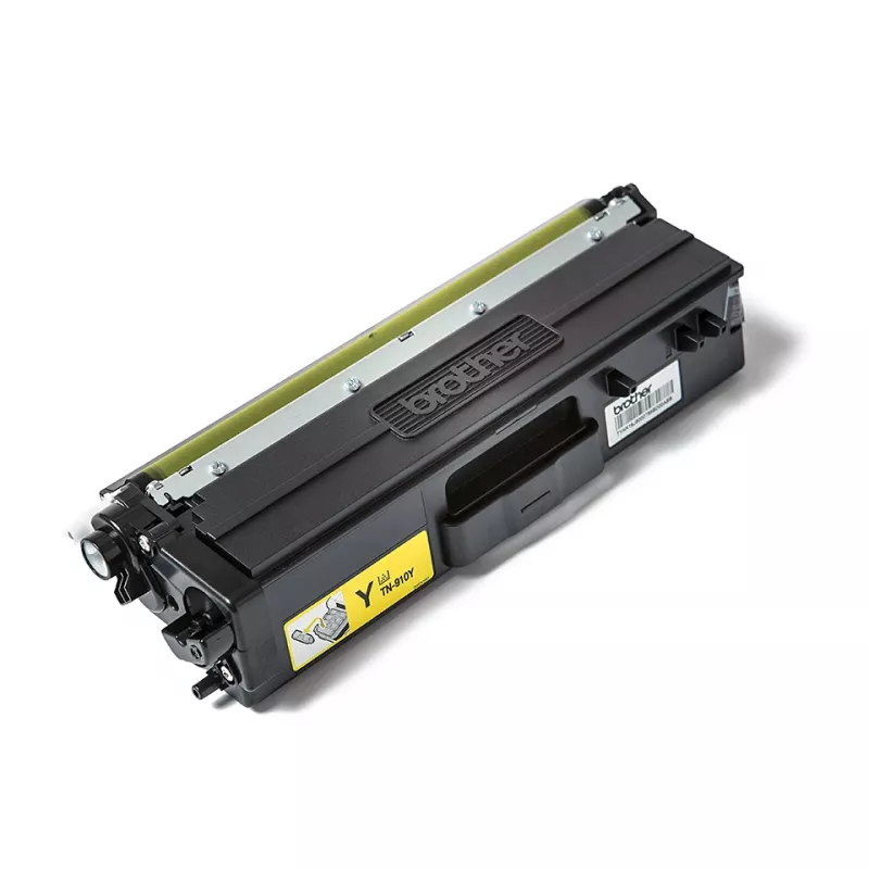 Tonero kasetė Brother TN910Y Ultra Jumbo geltona 10000 puslapių