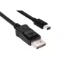CLUB3D Mini DisplayPort į DisplayPort 1.4 HBR3 8K60Hz laidas, 2 metrai / 6.56 pėdos