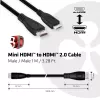 CLUB3D Mini HDMI™ į HDMI™ 2.0 kabelis 4K60Hz 1 m