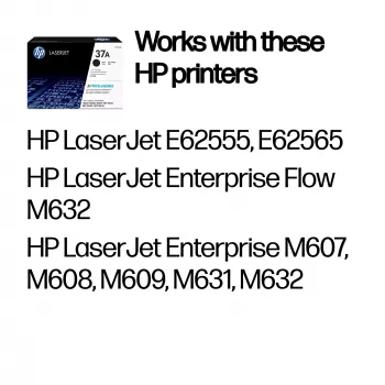 Kasetė HP 37A juoda Original LaserJet 3000 puslapių