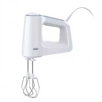 Braun HM 3135 WH Rankinis plaktuvas 500 W Pilka, Balta