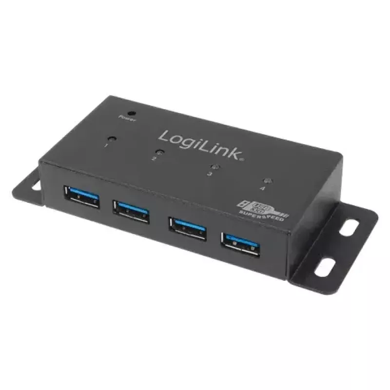 USB 3.2 Gen 1 Type-A šakotuvas LogiLink UA0149 pilka
