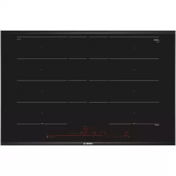 Bosch Serie 8 PXY875DC1E indukcinė kaitlentė juoda įmontuojama 81 cm 4 zonos