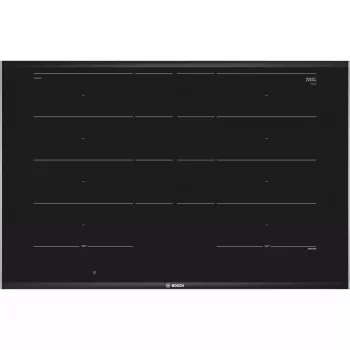 Bosch Serie 8 PXY875DC1E indukcinė kaitlentė juoda įmontuojama 81 cm 4 zonos