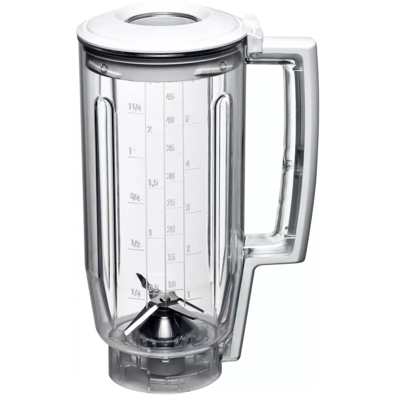 Priedas Bosch virtuvės kombainui MUZ5MX1 – permatomas plastikinis dubuo, 1 kg