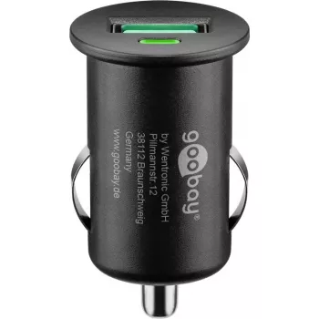 Automobilinis įkrovimo adapteris Goobay 18 W Quick Charge 3.0 juodas