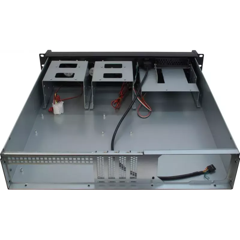 Serverinis korpusas Inter-Tech 2U-2098-SK Rack juodas