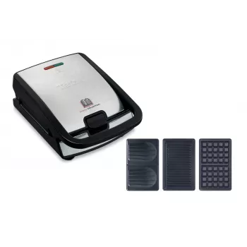 Tefal Snack Collection SW852D sumuštinių kepimo aparatas 700 W Juodas, Nerūdijantis plienas
