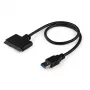 StarTech.com SATA į USB laidas su UASP, juodas, 6 Gbit/s, CE, FCC, 0–60 °C, -10–70 °C, 49 mm