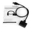 StarTech.com SATA į USB laidas su UASP, juodas, 6 Gbit/s, CE, FCC, 0–60 °C, -10–70 °C, 49 mm