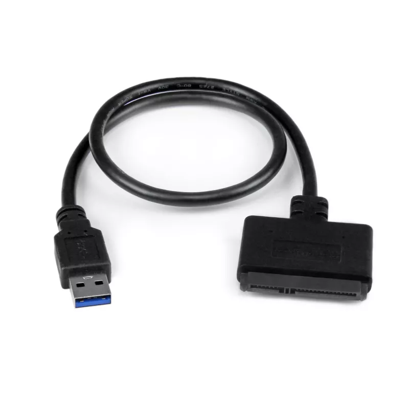 StarTech.com SATA į USB laidas su UASP, juodas, 6 Gbit/s, CE, FCC, 0–60 °C, -10–70 °C, 49 mm