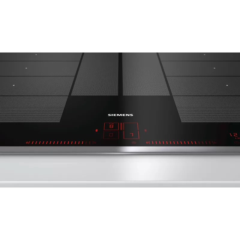 Siemens EX845LYC1E įmontuojama indukcinė kaitlentė, juoda, nerūdijantis plienas, 80 cm, 4 zonos