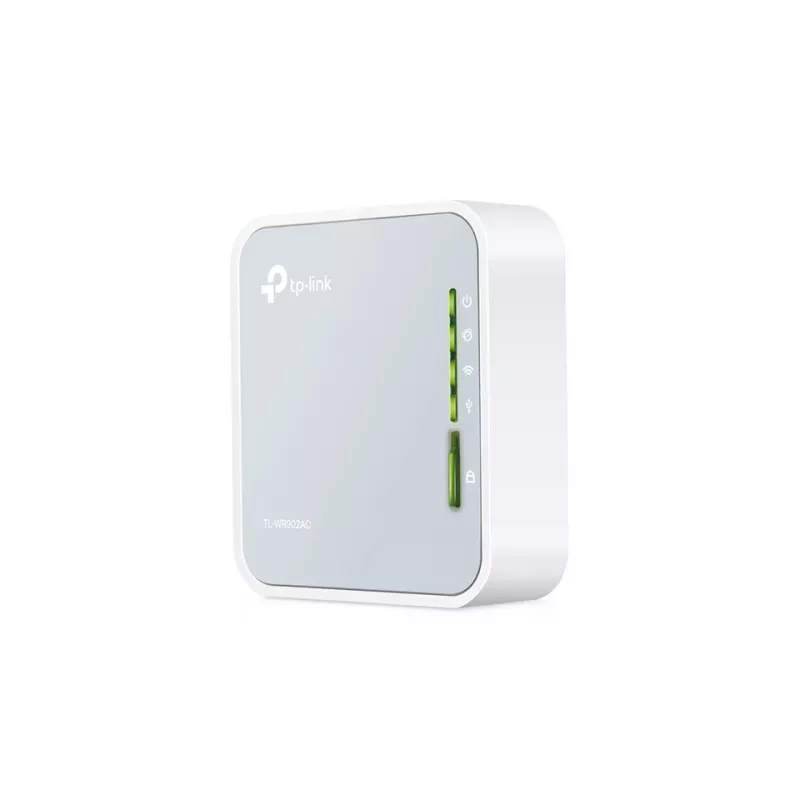 TP-Link TL-WR902AC belaidis maršrutizatorius, Fast Ethernet, dvejų juostų (2,4 GHz / 5 GHz), 4G, baltas
