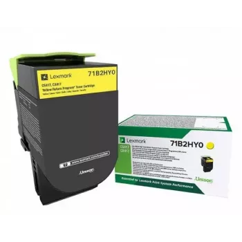 Toneras Lexmark 71B2HY0 geltonas 3000 puslapių