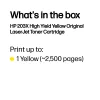 HP LaserJet 203X didelės išeigos geltonas originalus HP kasetė su JetIntelligence