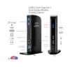 CLUB3D USB3.2 Gen1 Type A arba C dviejų ekranų 4K60Hz stotelė DisplayLink® sertifikuota