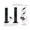 CLUB3D USB3.2 Gen1 Type A arba C dviejų ekranų 4K60Hz stotelė DisplayLink® sertifikuota