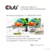 CLUB3D USB3.2 Gen1 Type A arba C dviejų ekranų 4K60Hz stotelė DisplayLink® sertifikuota