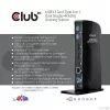 CLUB3D USB3.2 Gen1 Type A arba C dviejų ekranų 4K60Hz stotelė DisplayLink® sertifikuota