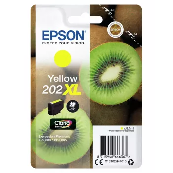 Epson 202XL Claria Premium rašalo kasetė, geltona, vienkartinė