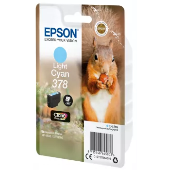 Epson Squirrel Singlepack šviesiai mėlyna 378 Claria Photo HD kasetė