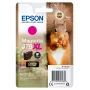 Epson 378XL purpurinė rašalo kasetė, Claria Photo HD, 9,3 ml (C13T37934010)