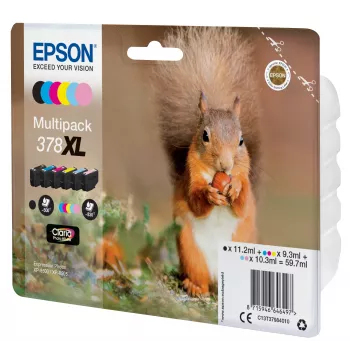 Epson Squirrel Multipack 6 spalvų 378XL Claria Photo HD rašalas