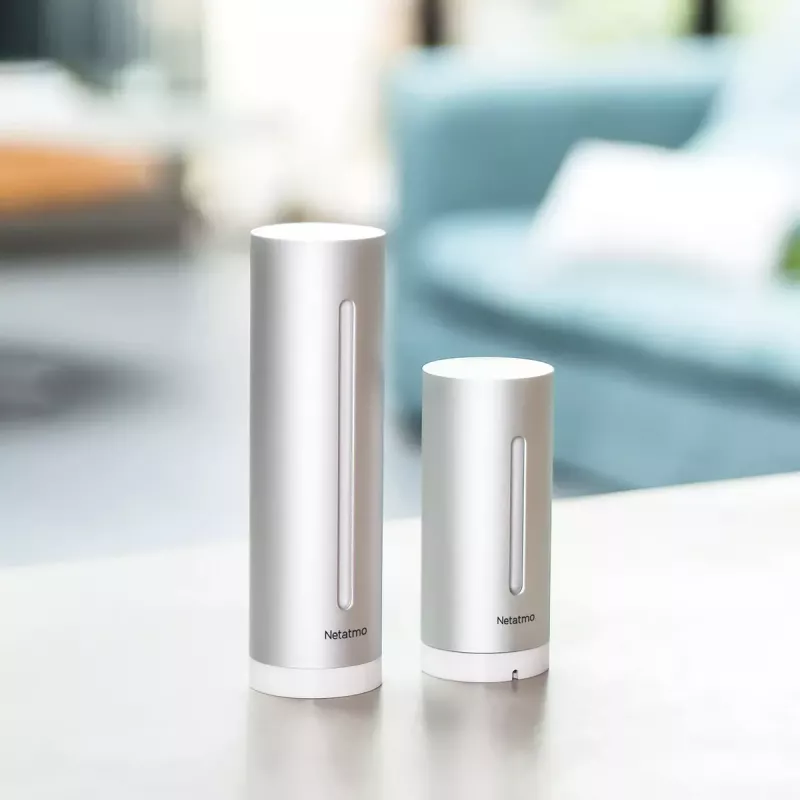 Netatmo NWS01-EC skaitmeninė orų stotelė aliumininis korpusas