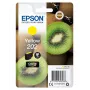 Epson Kiwi 202 Claria Premium geltonas kasetė, standartinė talpa, 4,1 ml, 1 vnt., 300 puslapių