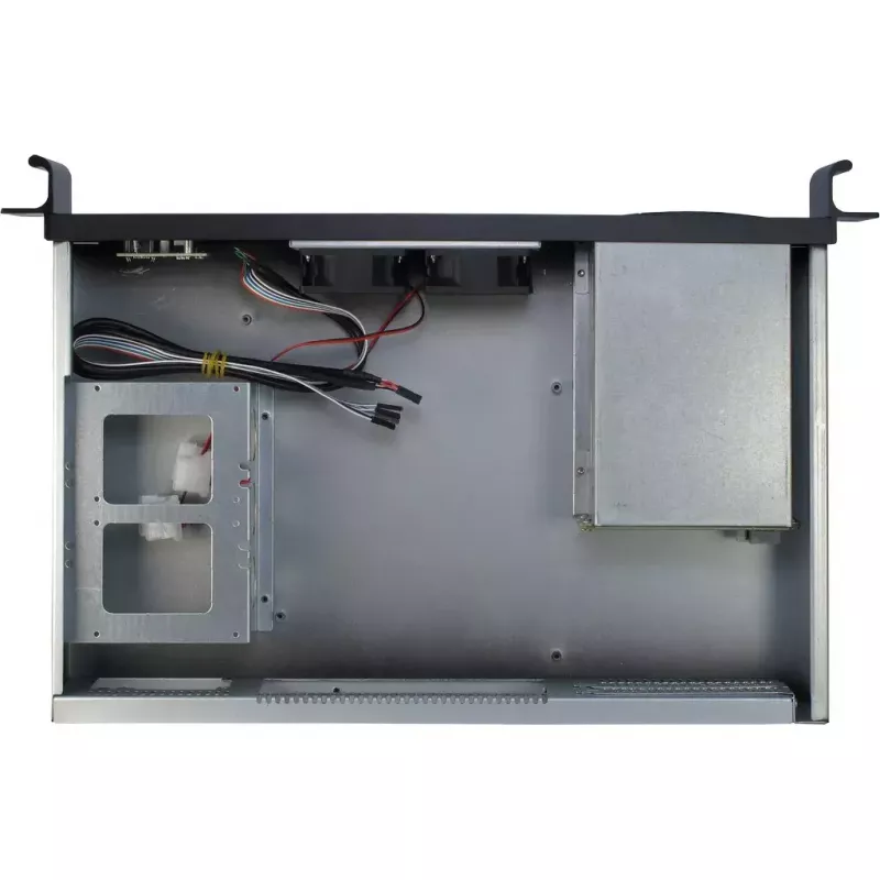 Serverio korpusas Inter-Tech 1.5U-1528L Rack juodas