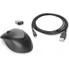 HP Wireless Premium Mouse, ambidekstrinė, lazerinė, RF belaidė, 1200 DPI, juoda