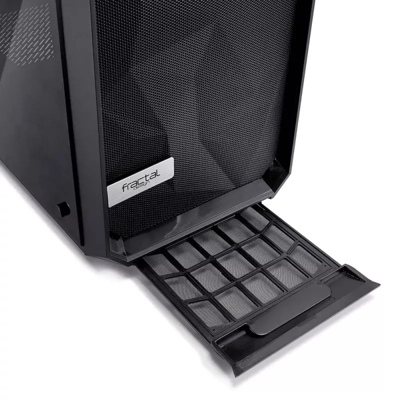 PC korpusas Fractal Design Meshify C Midi Tower juodas