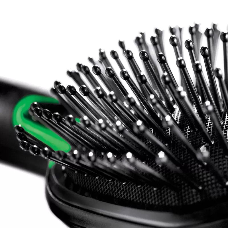 Paddle šepetys plaukams BRAUN BR710 suaugusiems, juodai žalias, 175 g
