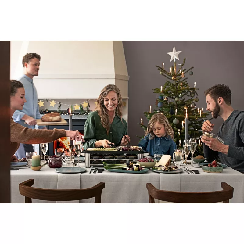 WMF Lono 0415040011 raclette grilis 8 asmenims 1500 W juodas, chromuotas