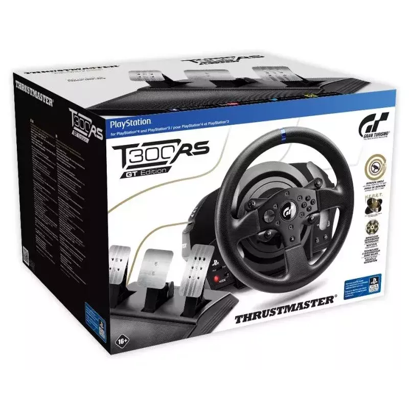 Thrustmaster T300 RS GT juodas vairas + pedalai Analoginis / Skaitmeninis PC, PlayStation 4, PlayStation 5, PlayStation 3