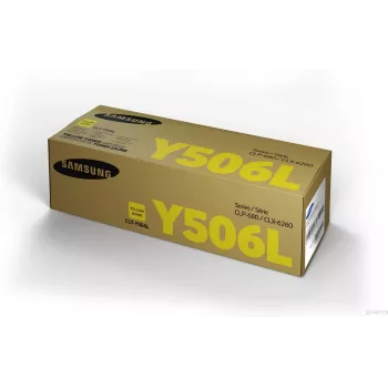 Samsung CLT-Y506L didelės išeigos geltonas originalus kasetė