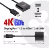 Aktyvus adapteris DisplayPort 1.2 į HDMI 2.0 CLUB3D CAC-2070