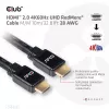 CLUB3D HDMI 2.0 RedMere kabelis 10 m (CAC-2313) – 4K60Hz