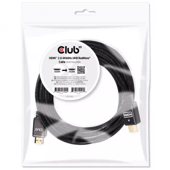 CLUB3D HDMI 2.0 RedMere® laidas 4K60Hz 15 m
