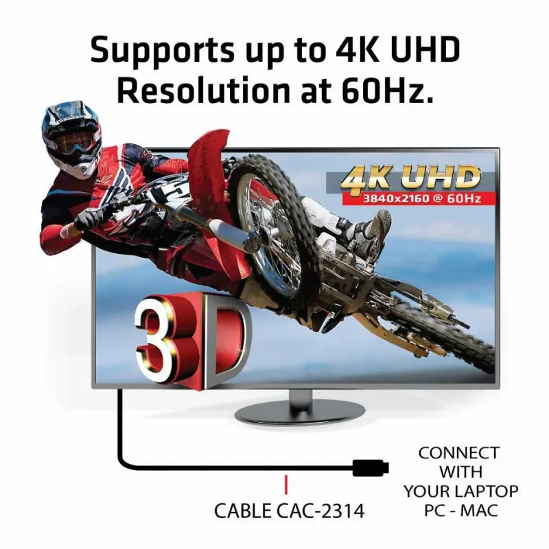 CLUB3D HDMI 2.0 RedMere® laidas 4K60Hz 15 m
