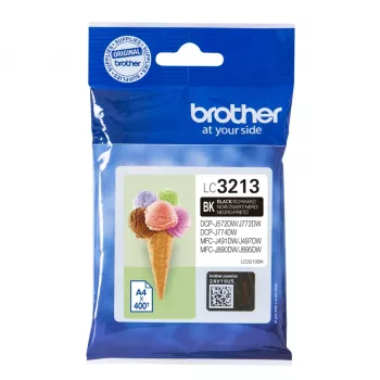Brother LC3213BK kasetė 1 vnt. Originali juoda
