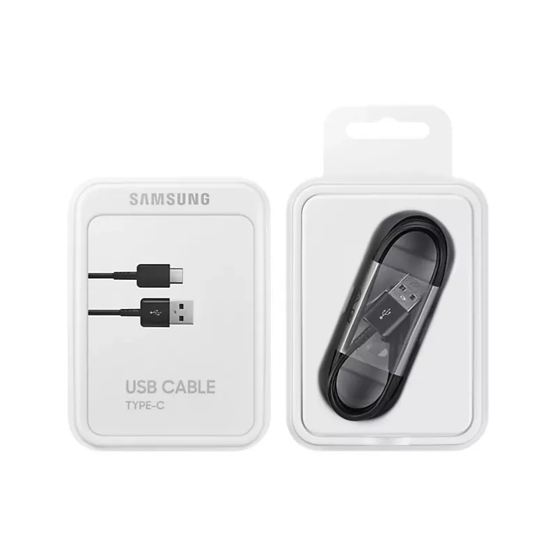USB laidas Samsung EP-DG930 1,5 m USB A į USB C juodas