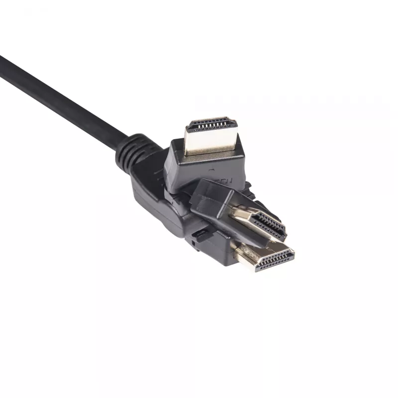 CLUB3D HDMI 2.0 4K60Hz UHD 360° besisukantis laidas 2 m