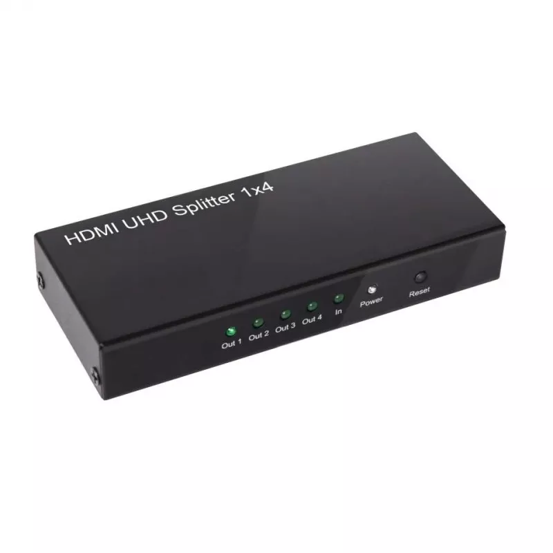 CLUB3D HDMI™ 4K@60Hz UHD skirstytuvas su maitinimu 4 prievadai