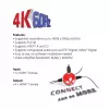 CLUB3D HDMI™ 4K@60Hz UHD skirstytuvas su maitinimu 4 prievadai